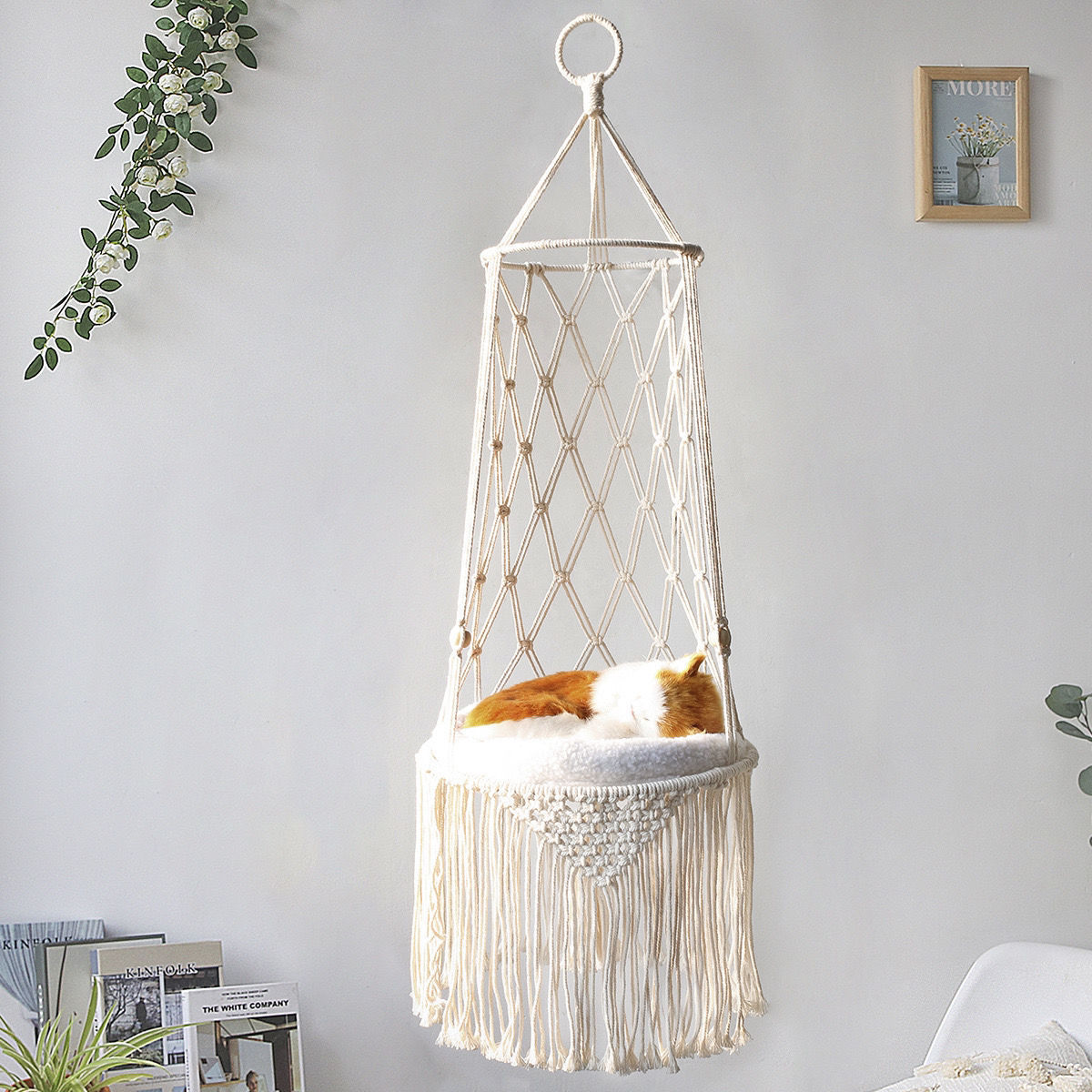 Macrame Cat Hammock