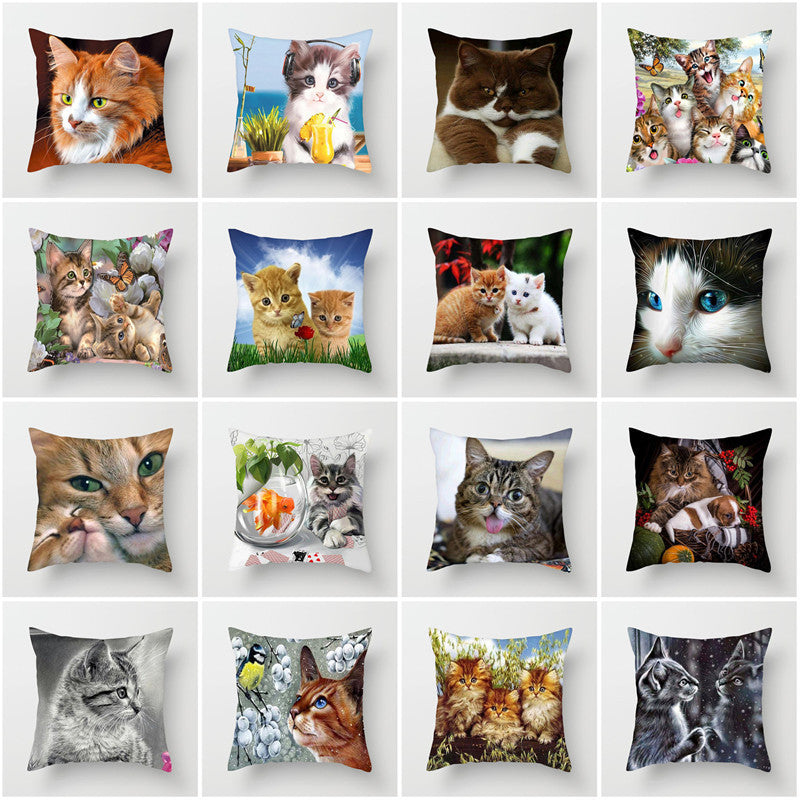 Cute Cat Pillowcase