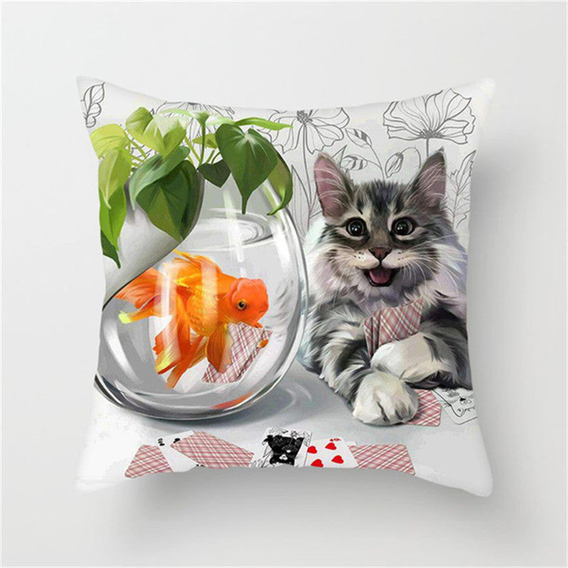 Cute Cat Pillowcase