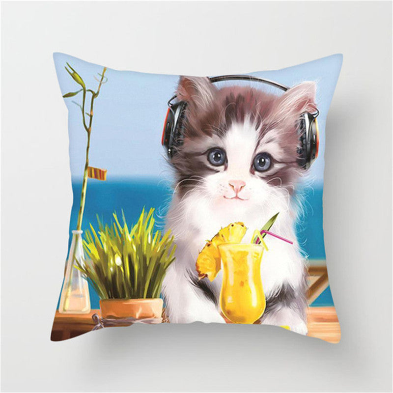 Cute Cat Pillowcase