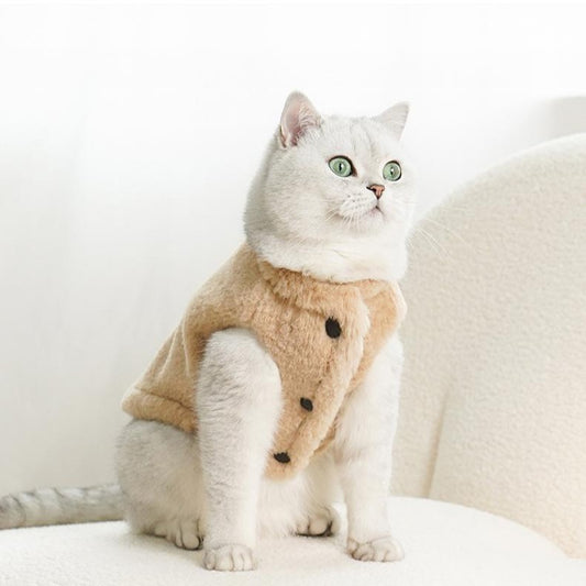 Thickened Fleece-lined Plush Vest