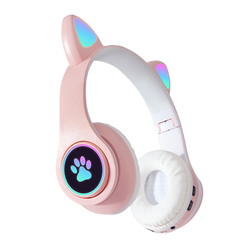 Cute Cat Ear Luminous Headset