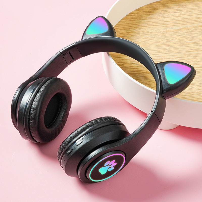 Cute Cat Ear Luminous Headset