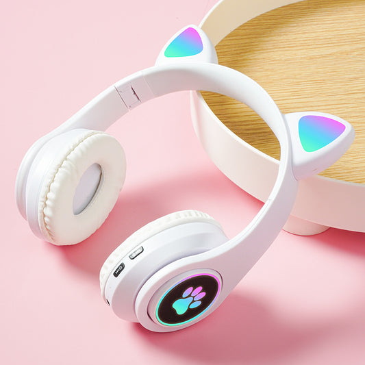 Cute Cat Ear Luminous Headset