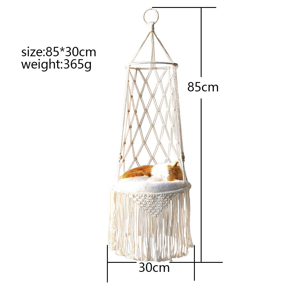 Macrame Cat Hammock