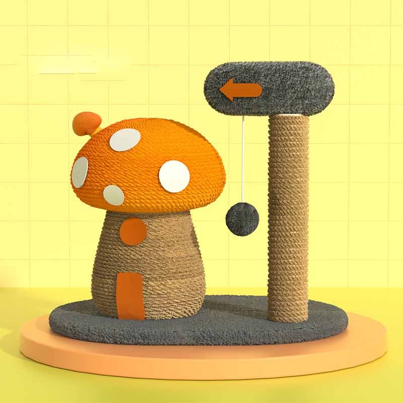 Cat Scratching Mushroom House Cat Climbing Frame